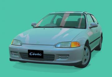 Honda Civic (EG6) Si-R version REV.2a* for Assetto Corsa