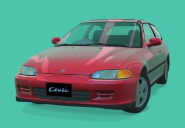 Honda Civic (EG6) Si-R version REV.2a* for Assetto Corsa