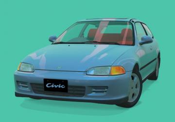 Honda Civic (EG6) Si-R version REV.2a* for Assetto Corsa