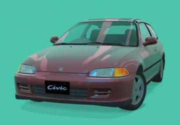 Honda Civic (EG6) Si-R version REV.2a* for Assetto Corsa