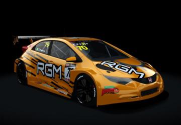 Honda Civic WTCC TC1 version 1.1 for Assetto Corsa