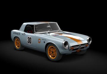 Honda S800 RSC version 2.5 for Assetto Corsa