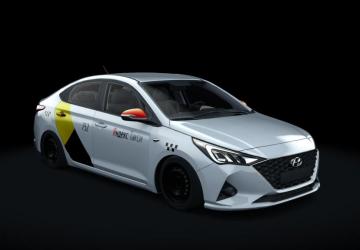Hyundai Solaris 2022 version 1.1 for Assetto Corsa