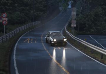 Akina 2022 (Yaseone Pass - Route 33) Map version 1.1 for Assetto Corsa