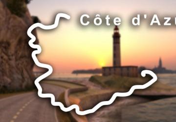 Map Côte d’Azur Map version 0.8a for Assetto Corsa