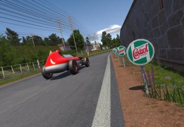 Elaintarharata 60s Map version 1.3 for Assetto Corsa