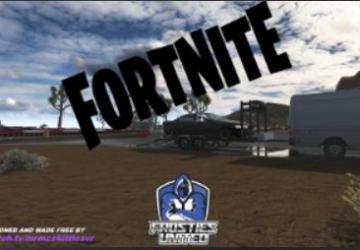 Map Fortnite Drift Track Map version 0.9 for Assetto Corsa