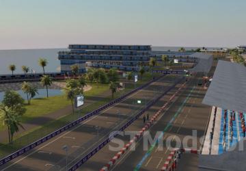 GPK F1 Layout F1 2022 AC GPK Jeddah Map version 1.4 for Assetto Corsa