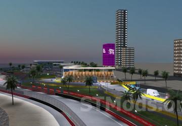 GPK F1 Layout F1 2022 AC GPK Jeddah Map version 1.4 for Assetto Corsa
