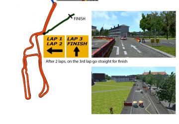 HAGUENAU (France) Street Rally Show Map version 1.05 for Assetto Corsa
