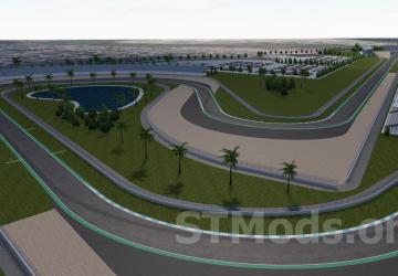 Jakabaring Circuit Indonesia Map version 1.0 for Assetto Corsa