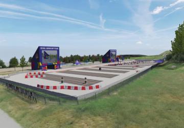 Katowice Red Bull Car Park Drift 2022 Map v1.1 for Assetto Corsa
