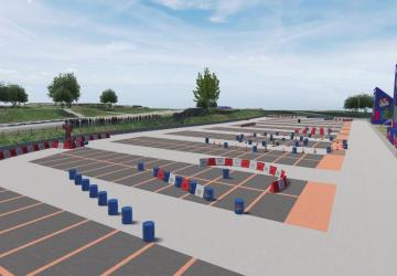 Katowice Red Bull Car Park Drift 2022 Map v1.1 for Assetto Corsa