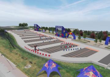 Katowice Red Bull Car Park Drift 2022 Map v1.1 for Assetto Corsa
