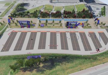 Katowice Red Bull Car Park Drift 2022 Map v1.1 for Assetto Corsa