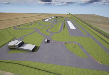 Kuršėnai (Driftiškės) - Lithuania Drift Circuit Map v0.2 for Assetto Corsa
