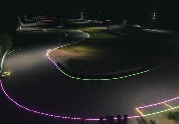 Middle Sweden Track MittSverigeBananBeta RGB Map v0.65 for Assetto Corsa