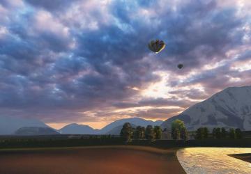 Road to Lake Louise Map version 1.0 for Assetto Corsa