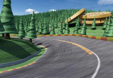Spa Petitchamps Map version 0.5 for Assetto Corsa