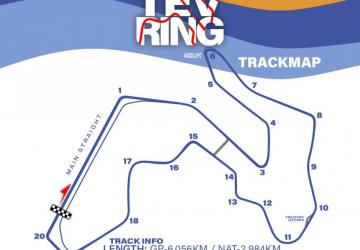 Map Tevring International Circuit Map version 1.0 for Assetto Corsa