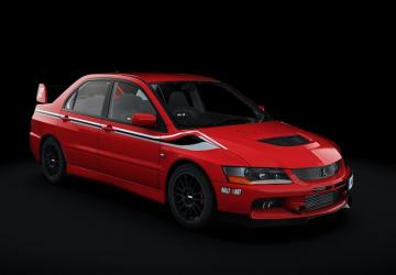 Mitsubishi Lancer Evolution IX version 1.2 for Assetto Corsa