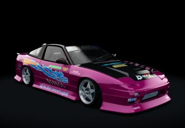 Nissan 180SX RPS13 D-max Type-III 300 version 1.1 for Assetto Corsa