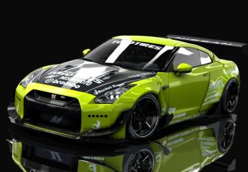Nissan GT-R35 Rocket Bunny version 1 for Assetto Corsa