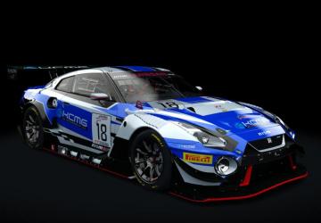 Nissan GT-R GT3 2018 version 1.2 for Assetto Corsa