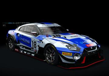 Nissan GT-R GT3 2018 version 1.2 for Assetto Corsa