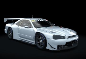 Nissan Skyline BNR34 NISMO JGTC GT500 version 1.1 for Assetto Corsa
