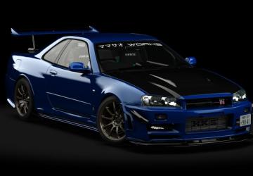 Nissan Skyline Gt-r Bnr34 Mamasao Works version 1.0 for Assetto Corsa