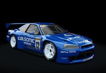 Nissan Skyline GT-R BNR34 NISMO GT500 version 1.3 for Assetto Corsa