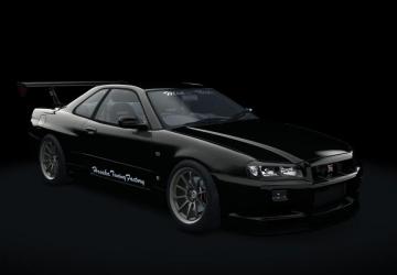 Nissan Skyline GT-R BNR 34 KNM N Line version 2.6 for Assetto Corsa