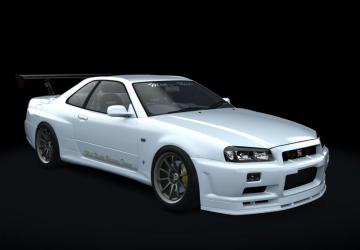 Nissan Skyline GT-R BNR 34 KNM N Line version 2.6 for Assetto Corsa