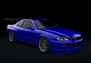 Nissan Skyline GT-R BNR 34 KNM N Line version 2.6 for Assetto Corsa