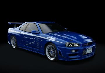 Nissan Skyline GT-R R34 Nismo Omori Factory S1 LG7 v1.1 for Assetto Corsa