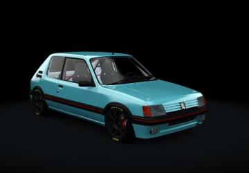 Peugeot 205 GTI 1.9 Gutmann T16v 222cv version 1.0 for Assetto Corsa