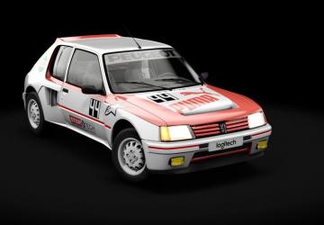 Peugeot 205 Turbo 16 version 3.0 for Assetto Corsa