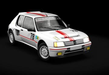 Peugeot 205 Turbo 16 version 3.0 for Assetto Corsa