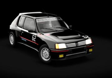 Peugeot 205 Turbo 16 version 1 for Assetto Corsa