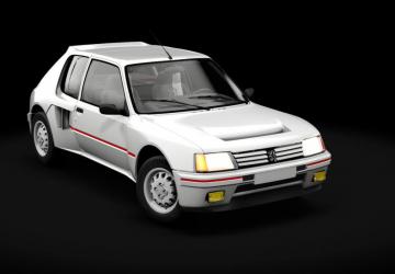 Peugeot 205 Turbo 16 version 1 for Assetto Corsa