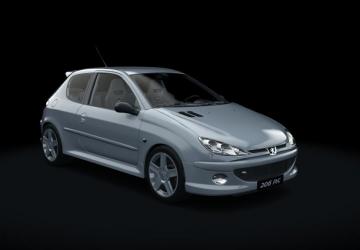 Peugeot 206 RC 2004 version 1.1 for Assetto Corsa