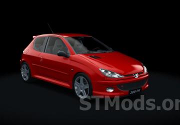 Peugeot 206 RC 2004 version 1.2 for Assetto Corsa