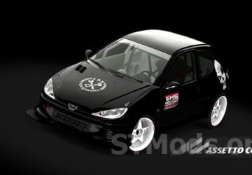 Peugeot 206 Rc_swap_V6_turbo version v1.2 for Assetto Corsa