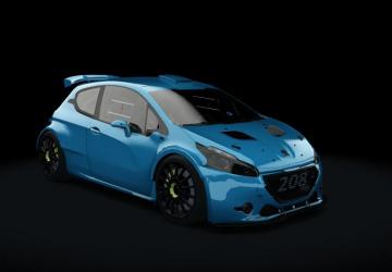 Peugeot 208 R5 Track Edition version 1.1 for Assetto Corsa