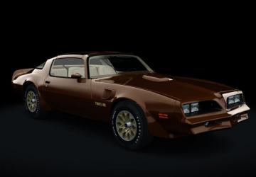 Pontiac Firebird Trans Am T/A 6.6 1977 version 1.12.1 for Assetto Corsa