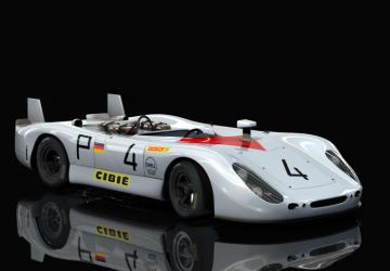 Porsche 908 LH Flunder Spyder version 1.1 for Assetto Corsa