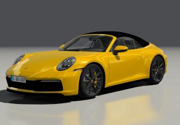 Porsche 992 4S Cabriolet 2020 cw/roof version 1 for Assetto Corsa