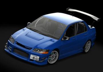 RBMS Mitsubishi Lancer Evolution VII (CT9A) for Assetto Corsa
