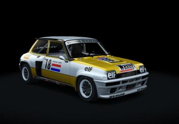 Renault 5 Turbo Europa Cup version 1.2 for Assetto Corsa